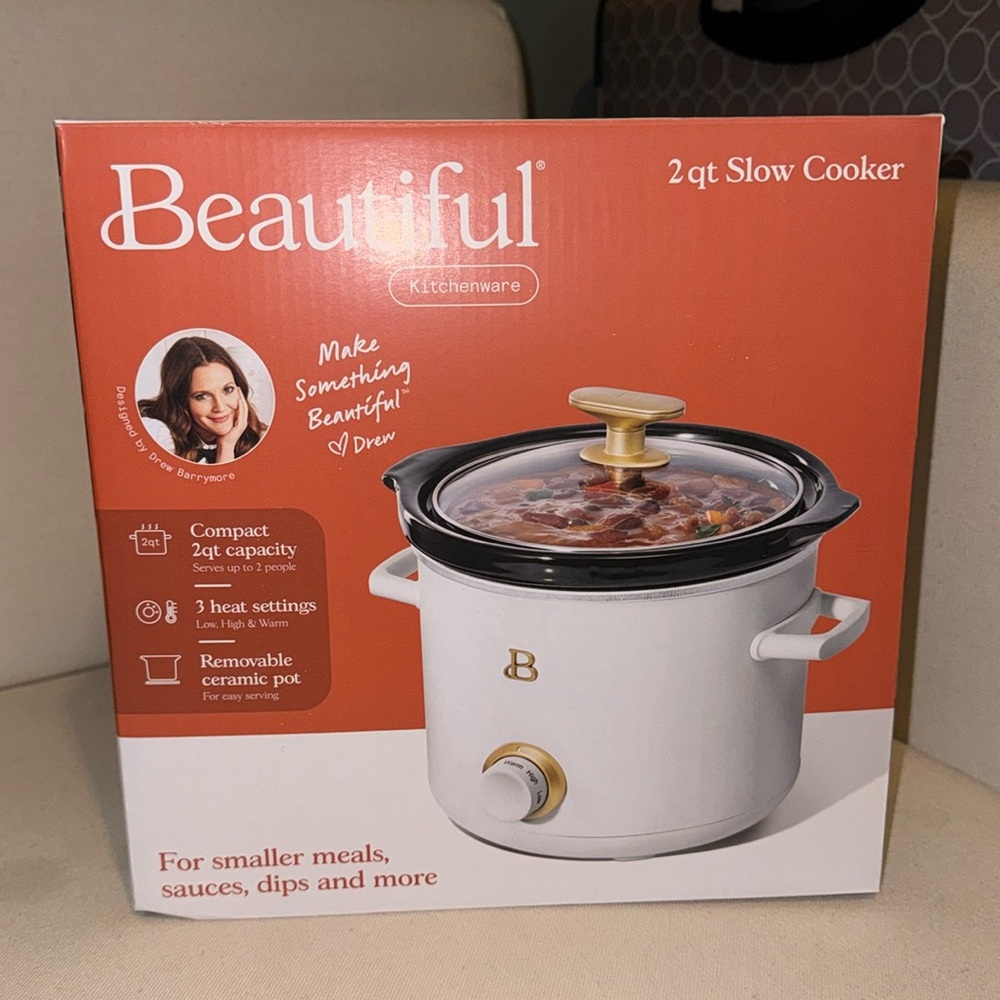 Beautiful by Drew Barrymore 2 Quart Slow Cooker